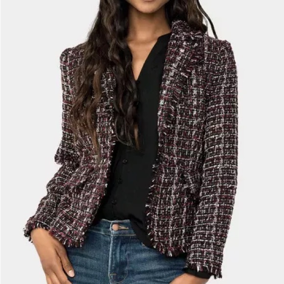 Gibson Jackets & Blazers - SOLD IN STORE NWT Gibson Notched Collar Boucle Blazer XL